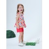 Popshion Girls Valentine's Day Outfit Toddler Girls Summer Clothes 2