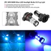 2PC 50W 6500K Blue LED Headlight Bulbs Kit Fog Light