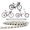 VOANZO Bicycle Chain, Full plating Silver Rust-proof Mountain Road Bike