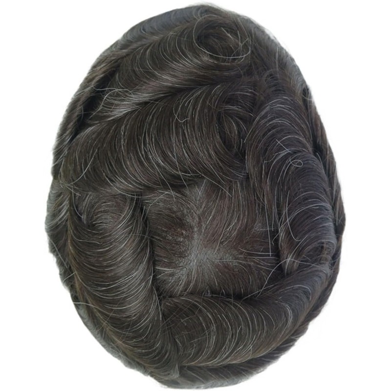 Tupé de piel fina inyectado(1C#_130%_CENTER CROWN_8X10)