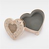 THINGS REMEMBERED Engraved Gold Heart Anastasia Clover Jewelry Box (Free