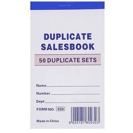 FactorDuty 10 Pack Lot Sales Book Order Receipt Invoice Carbonless Copy 50 Sets 3.5" X 5.5"