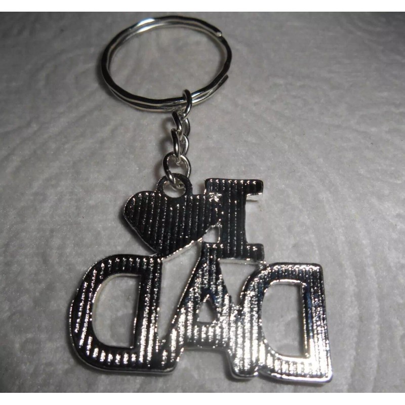 Unbranded I HEART DAD KEYCHAIN