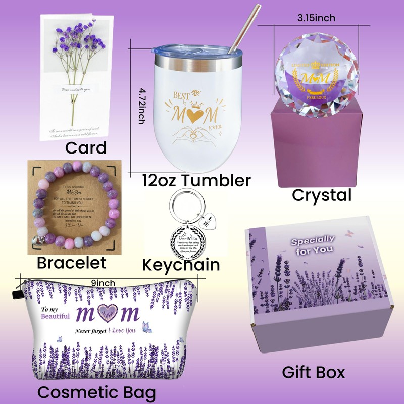 Gifts for Mum, Mum Birthday Gifts, Presents for Mom Purple