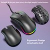Wireless Mouse Dual Mode Programmable Keys RGB Backlit Adjustable DPI