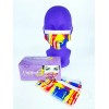 Cubreboca Tricolor Unimask 3 Multicolor 50 Pzs