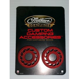 Genuine Mathews Solocam Archery 3/8" Rubber HDS Damper Red