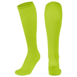 Champro Standard Featherweight Multi-Sport Socks, Neon Green, X-Small