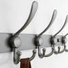 Dseap Coat Rack Wall Mounted - 5 Tri Hooks, Heavy