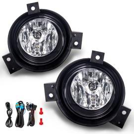 RAPOOSANS Driving Fog Lights Lamps Assembly for 2001 2002 2003 Ford Ranger Fog Light Replacement with H10 12V 42W Bulbs & Switch and Wiring Kit