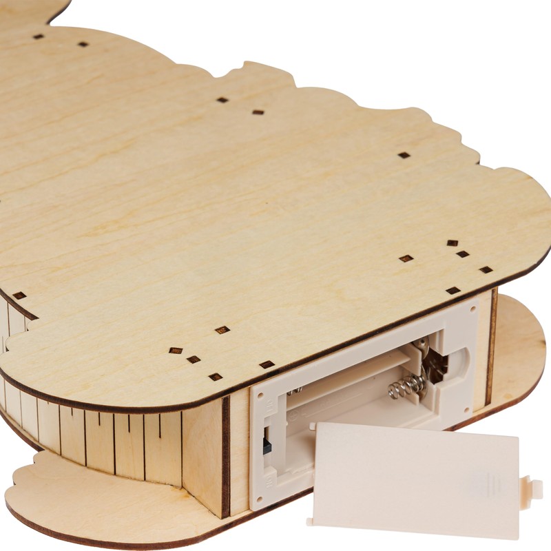 SIKORA OD24 Decorative Figure Funny Easter Bunny with LED Lighting