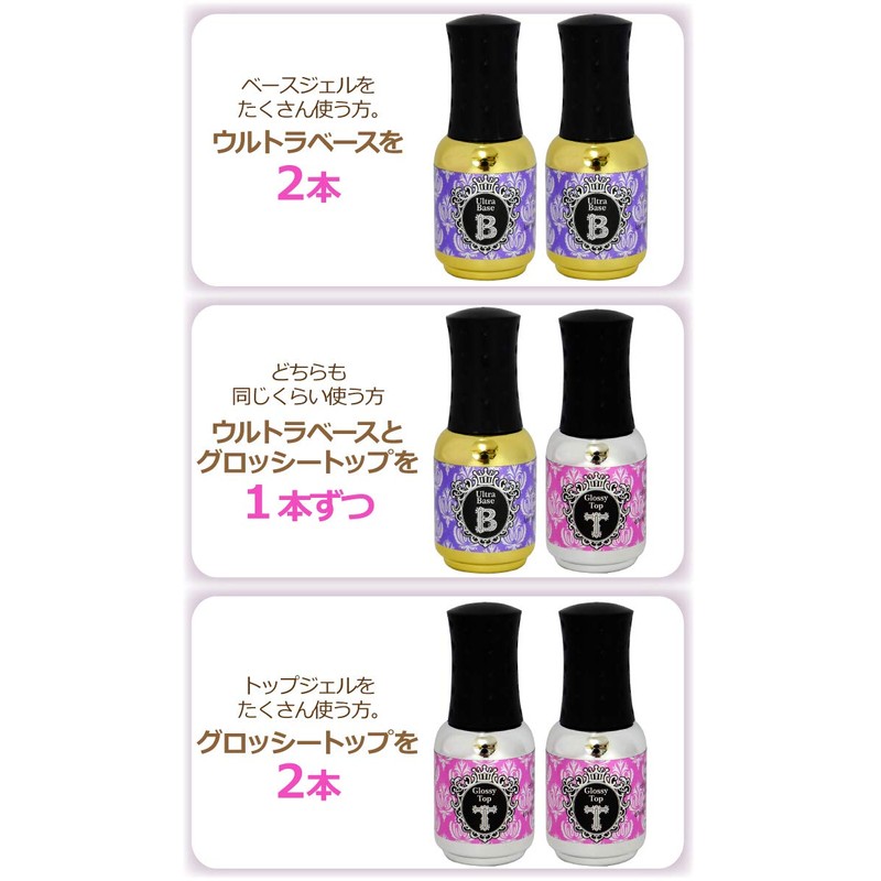 Nail Recipe Gel Nail Gel Non-Wipe Top Gel Base Gel