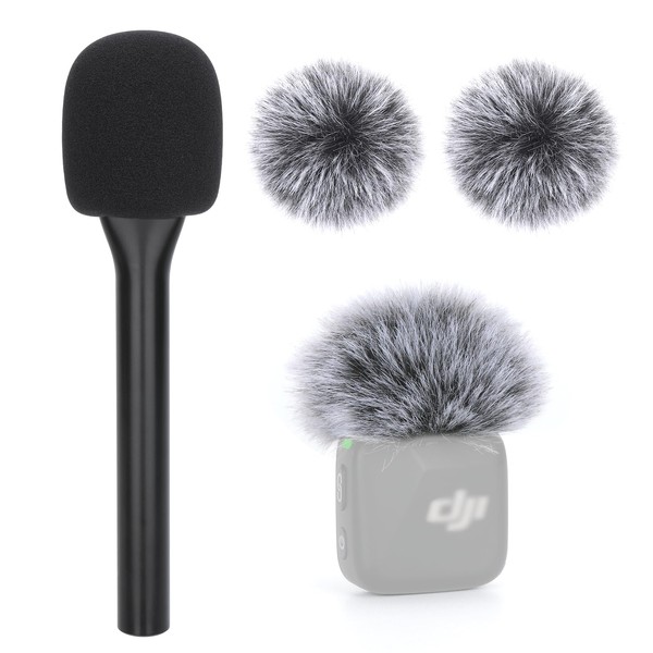 YOUSHARES Interview Handle for DJI Mic Mini - Microphone Wind