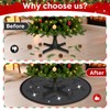 Silicone Christmas Tree Mat, Waterproof Christmas Tree Floor Protector Heavy