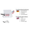 Huber Motion, 180° Motion Detector, White, Fitted, Concealed, Energy Efficient,