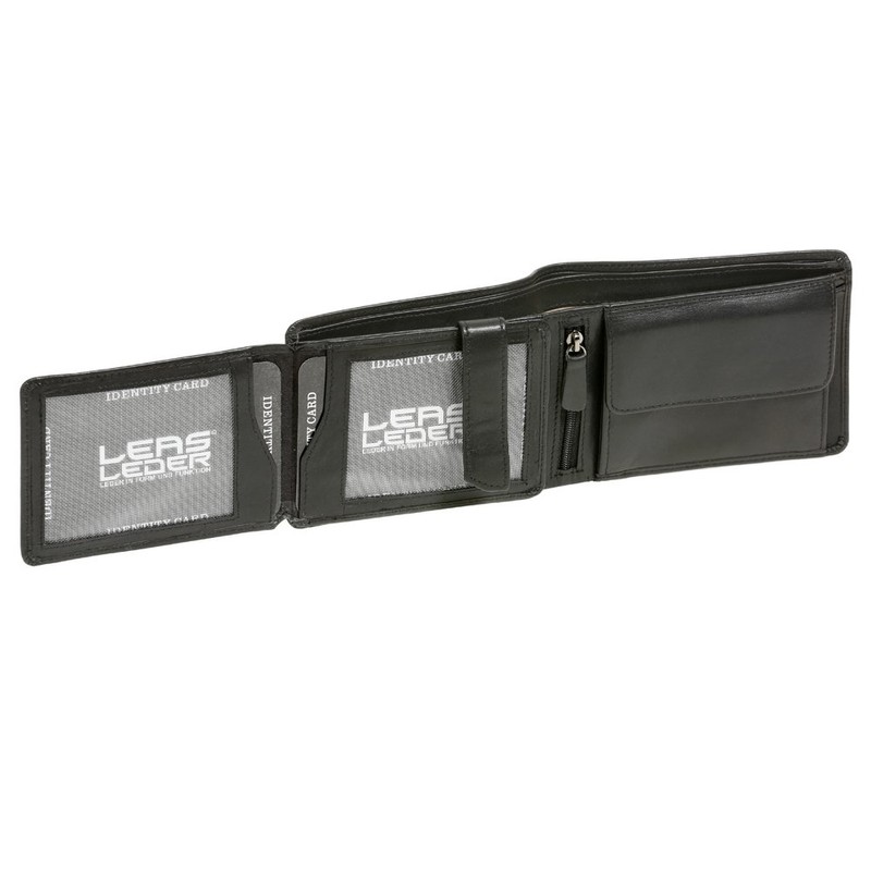 LEAS Men's and Women's wallet horizontal format (includes a noble