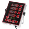 QWORK Kitchen Timer for Cooking, 4 Channel Stainless Steel Commercial