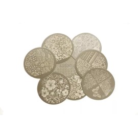 Discos Uñas 12 Discos Para Sellos Uñas Decoracion Disco Sello Acrilico