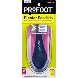 ProFoot Plantar Fasciitis Heel Insert Women's Fits All 1 Pair (Pack of 6)