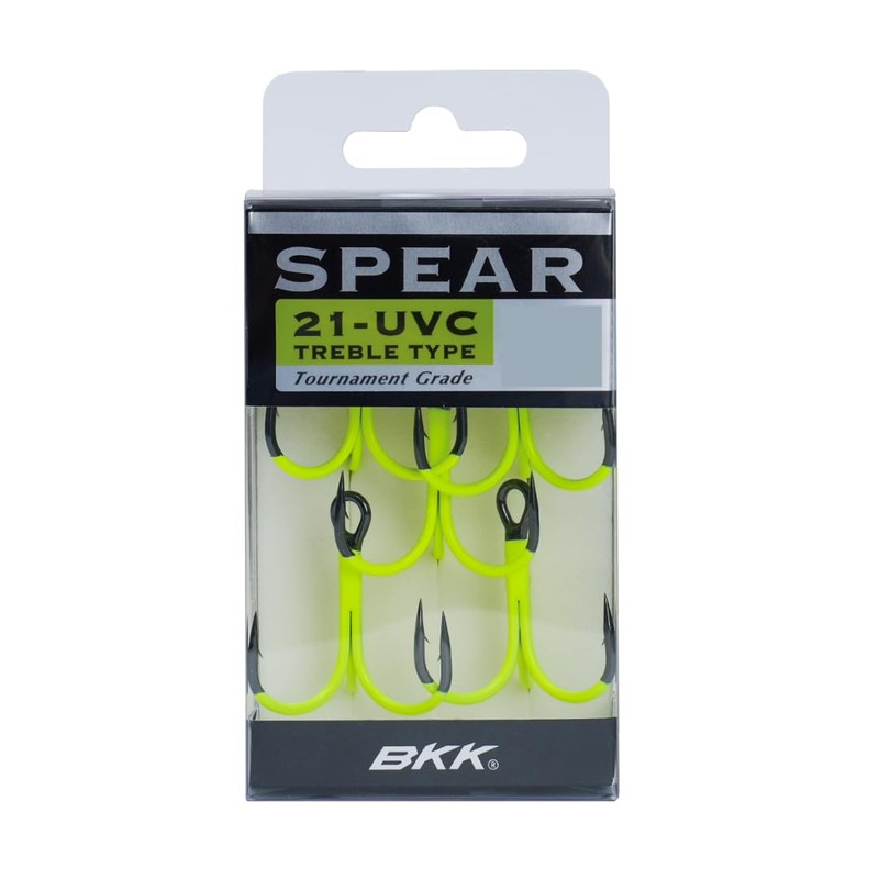 BKK SPEAR-21 UVC Treble Hooks Size Pack of 1/5