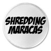 Shredding Maracas - 3" Circle Sew/Iron On Patch Music Musician