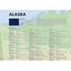 Detailed Alaska Physical State Map - 23.3 x 16.5 Inches