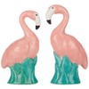 Flamingo Ceramic Salt & Pepper Shakers