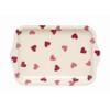 Emma Bridgewater Pink Hearts Small Tin Tray 240 x 159