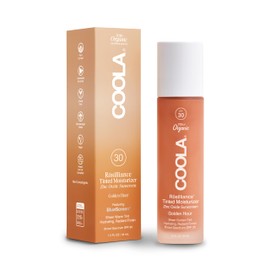 COOLA Organic Rosilliance BB Cream with SPF 30, Tinted Moisturizer Sunscreen & Foundation, Dermatologist Tested, Golden Hour, 1.5 Fl Oz