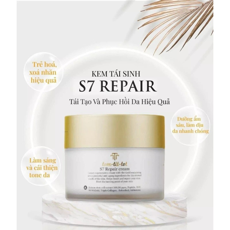 TOM TIT TOT S7 REPAIR CREAM 100ml. Whitening & Anti