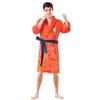 SINSEN Mens Dragon Ball Dressing Gown Anime Goku Bathrobe Sleepwear