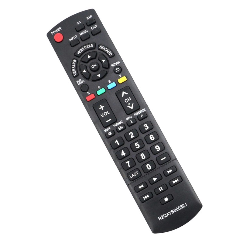 For Panasonic N2QAYB000321 New Remote for Panasonic TV TC-26LX14 TC-L26X1