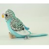 Teddys Rothenburg Cuddly Toy Budgies 12 cm Turquoise Sitting Plush