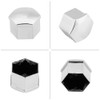 20 Piezas Cubiertas de Cubo de Rueda de Neumático de
