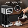 Taylor Swoden Programmable Coffee Makers 12 Cup, Hot and Iced