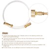 2pcs Hydraulic Steering Bleed Kit, Boat Bleed Kit Filler Tube