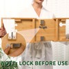 Utoplike Bamboo Bathtub Caddy Tray Bath Tray for Tub, Adjustable