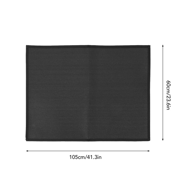 Fireproof Grill Pad Fiberglass Cloth Heat Resistant Foldable Square Fire