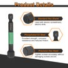 sourcing map H10 Flat Hex Head Screwdriver Bit 10mm Metric