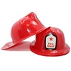 Zugar Land Child Size Fireman Firefighter Fire Chief Hats (12 Pack) Plastic Kids Helmets (2 Packs Of 12 (24))