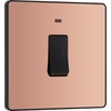 BG Electrical Single Wall Switch with LED Power Indicator, Double