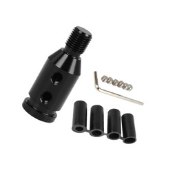 VekAuto M12 X 1.25 Car Universal Black Gear Shift Knob Adapter for Non Threaded Shifter Auto Accessories