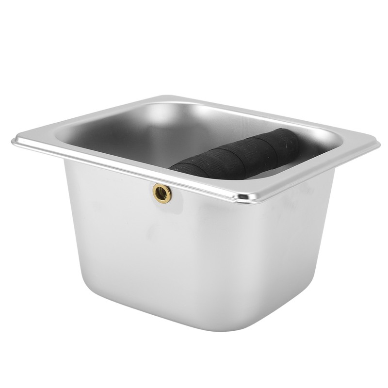 Stainless Steel Coffee Knock Box Coffee Grounds Container Box for