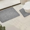 Absorbent Bathroom Rug - Quick Dry Set | Microfiber Coral