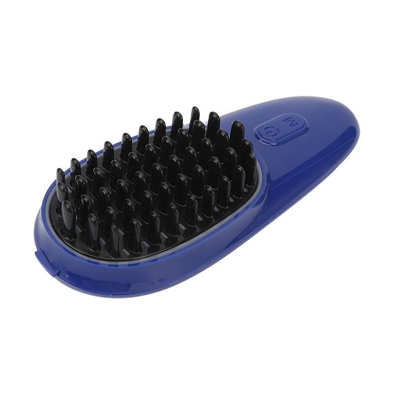 Electric Scalp Massager Brush Vibration Red Blue LED Fatigue Relief