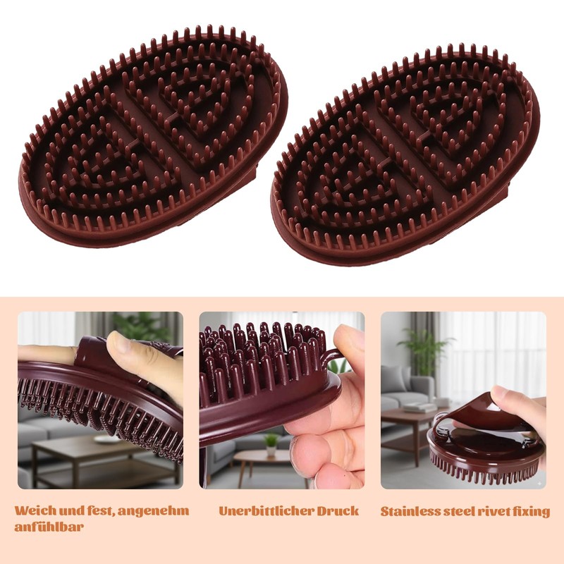 Meridian Massage Brush, Body Dry Brush, Lymphatic Drainage for Relaxation