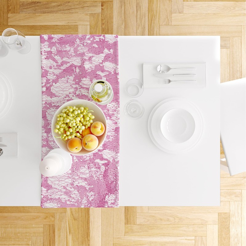 Mardatt 1 Roll Glitter Metallic Table Runner, 11in x 30Ft