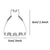 WDYJMALL Princess Dress Cookie Cutter