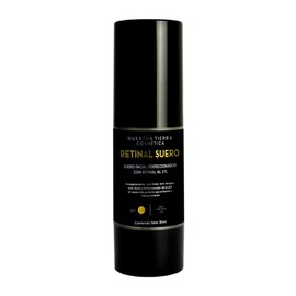 Nuestra Tierra Cosmética Retinal Suero Facial Perfeccionador, con Retinal al 1%, Despigmentante, Anti-Edad, Anti-Acné, 30ml