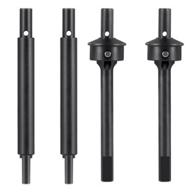 JGGZONE Hardened Steel Driveshaft Front Rear Portal CVD Axle Shafts Set for RC Crawler 1/18 Redcat Ascent-18 Axles RC Upgrade Parts